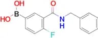 (3-(Benzylcarbamoyl)-4-fluorophenyl)boronic acid