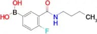 (3-(Butylcarbamoyl)-4-fluorophenyl)boronic acid