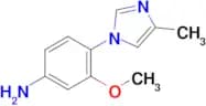 3-Methoxy-4-(4-methyl-1H-imidazol-1-yl)aniline