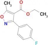 Ethyl 3-(4-fluorophenyl)-5-methylisoxazole-4-carboxylate