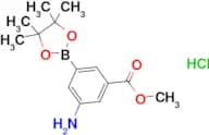 Methyl 3-amino-5-(4,4,5,5-tetramethyl-1,3,2-dioxaborolan-2-yl)benzoate hydrochloride