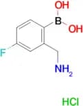 (2-(Aminomethyl)-4-fluorophenyl)boronic acid hydrochloride