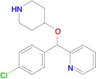 (S)-2-((4-Chlorophenyl)(piperidin-4-yloxy)methyl)pyridine