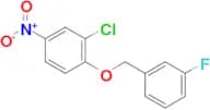 2-Chloro-1-((3-fluorobenzyl)oxy)-4-nitrobenzene