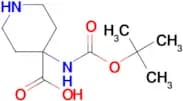 4-((tert-Butoxycarbonyl)amino)piperidine-4-carboxylic acid
