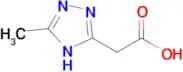 2-(5-Methyl-4H-1,2,4-triazol-3-yl)acetic acid