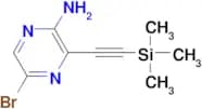 5-Bromo-3-((trimethylsilyl)ethynyl)pyrazin-2-amine
