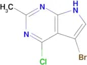 5-Bromo-4-chloro-2-methyl-7H-pyrrolo[2,3-d]pyrimidine
