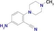 5-Amino-2-(4-methylpiperazin-1-yl)benzonitrile