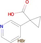 1-(Pyridin-3-yl)cyclopropanecarboxylic acid hydrobromide