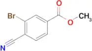 Methyl 3-bromo-4-cyanobenzoate