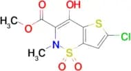 6-Chloro-4-hydroxy-2-methyl-2H-thieno[2,3-e]-1,2-thiazine-3-carboxylic acid methyl ester 1,1-dioxi…