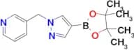 3-((4-(4,4,5,5-Tetramethyl-1,3,2-dioxaborolan-2-yl)-1H-pyrazol-1-yl)methyl)pyridine