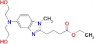 5-[Bis(2-hydroxyethyl)amino]-1-methyl-1H-benzimidazole-2-butanoic acid ethyl ester