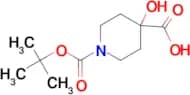 1-(tert-Butoxycarbonyl)-4-hydroxypiperidine-4-carboxylic acid