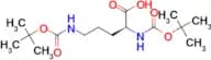 (S)-2,5-Bis((tert-butoxycarbonyl)amino)pentanoic acid