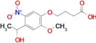 4-(4-(1-Hydroxyethyl)-2-methoxy-5-nitrophenoxy)butanoic acid