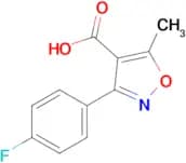 3-(4-Fluorophenyl)-5-methylisoxazole-4-carboxylic acid