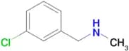1-(3-Chlorophenyl)-N-methylmethanamine