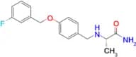 (S)-2-((4-((3-Fluorobenzyl)oxy)benzyl)amino)propanamide