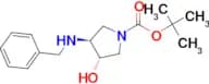 (3S,4S)-tert-Butyl 3-(benzylamino)-4-hydroxypyrrolidine-1-carboxylate