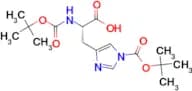 (S)-3-(1-(tert-Butoxycarbonyl)-1H-imidazol-4-yl)-2-((tert-butoxycarbonyl)amino)propanoic acid