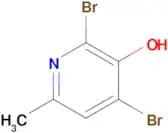 2,4-Dibromo-6-methylpyridin-3-ol