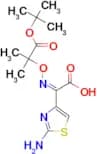 (Z)-2-(2-Aminothiazol-4-yl)-2-(((1-(tert-butoxy)-2-methyl-1-oxopropan-2-yl)oxy)imino)acetic acid