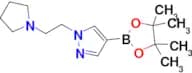 1-[2-(1-Pyrrolidinyl)ethyl]-4-(4,4,5,5-tetramethyl-1,3,2-dioxaborolan-2-yl)-1H-pyrazole