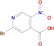 2-Bromo-5-nitro-4-pyridinecarboxylic acid