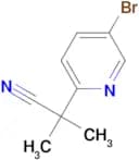 2-(5-Bromopyridin-2-yl)-2-methylpropanenitrile