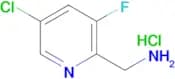 (5-Chloro-3-fluoropyridin-2-yl)methanamine hydrochloride