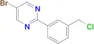 5-Bromo-2-(3-(chloromethyl)phenyl)pyrimidine