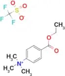 4-(Ethoxycarbonyl)-N,N,N-trimethylbenzenaminium trifluoromethanesulfonate
