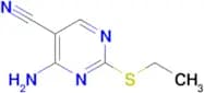 4-Amino-2-(ethylthio)-5-pyrimidinecarbonitrile