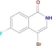4-Bromo-6-fluoroisoquinolin-1(2H)-one