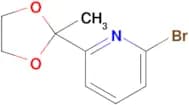 2-Bromo-6-(2-methyl-1,3-dioxolan-2-yl)pyridine