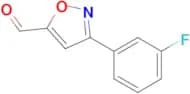 3-(3-Fluorophenyl)isoxazole-5-carbaldehyde