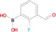 (2-Fluoro-3-formylphenyl)boronic acid