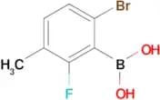 (6-Bromo-2-fluoro-3-methylphenyl)boronic acid