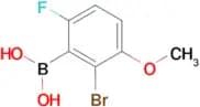 (2-Bromo-6-fluoro-3-methoxyphenyl)boronic acid