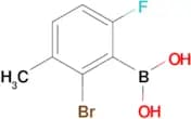 (2-Bromo-6-fluoro-3-methylphenyl)boronic acid