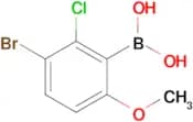 (3-Bromo-2-chloro-6-methoxyphenyl)boronic acid