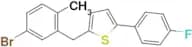 2-(5-Bromo-2-methylbenzyl)-5-(4-fluorophenyl)thiophene