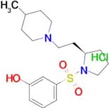 (R)-3-((2-(2-(4-Methylpiperidin-1-yl)ethyl)pyrrolidin-1-yl)sulfonyl)phenol hydrochloride