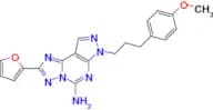 2-(Furan-2-yl)-7-(3-(4-methoxyphenyl)propyl)-7H-pyrazolo[4,3-e][1,2,4]triazolo[1,5-c]pyrimidin-5-a…