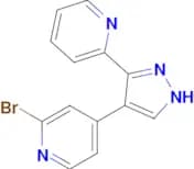 2-Bromo-4-(3-(pyridin-2-yl)-1H-pyrazol-4-yl)pyridine