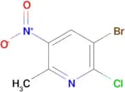 3-Bromo-2-chloro-6-methyl-5-nitropyridine