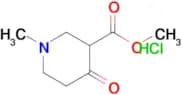 Methyl 1-methyl-4-oxopiperidine-3-carboxylate hydrochloride