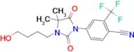 4-(3-(4-Hydroxybutyl)-4,4-dimethyl-2,5-dioxoimidazolidin-1-yl)-2-(trifluoromethyl)benzonitrile